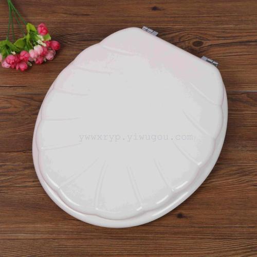Manufacturers direct 17 inch shell toilet seat cover MDF material wholesale thumbnail