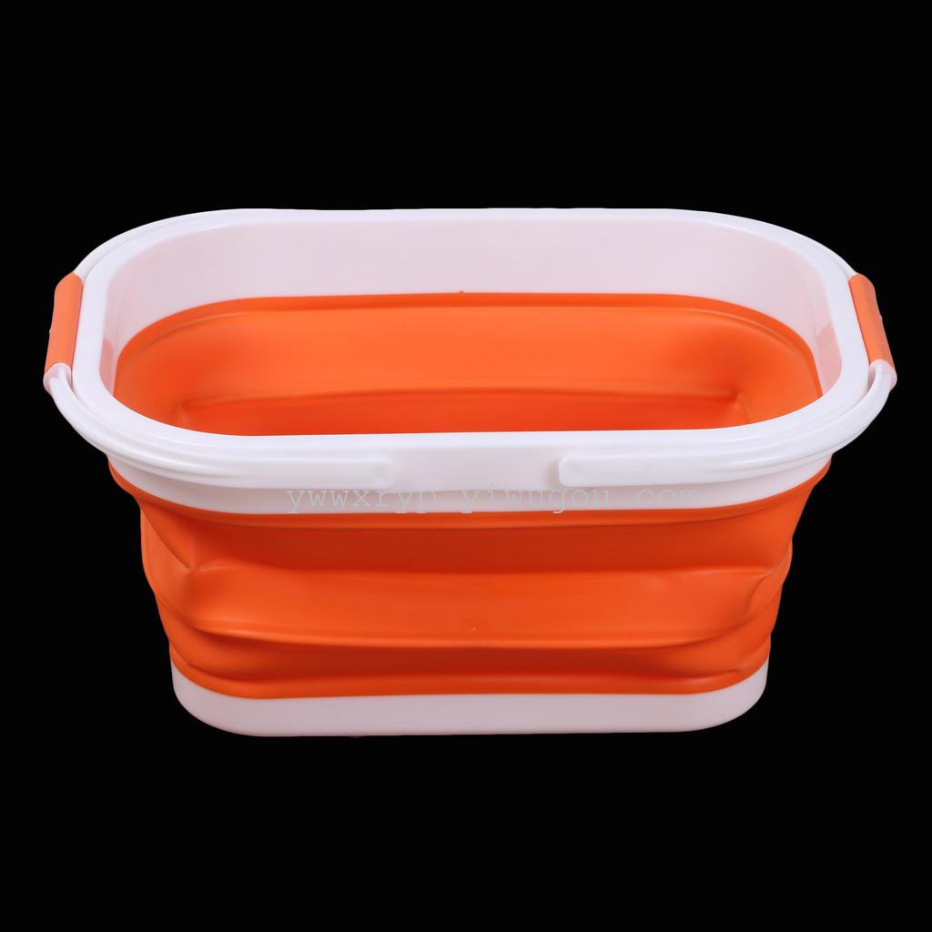 Silicone folding storage basket, silicone basket, folding silicone frame, household silicone basket details Picture