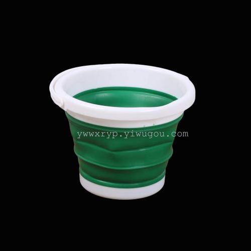 Silica gel folding storage basket silica gel bucket folding silica gel 5L