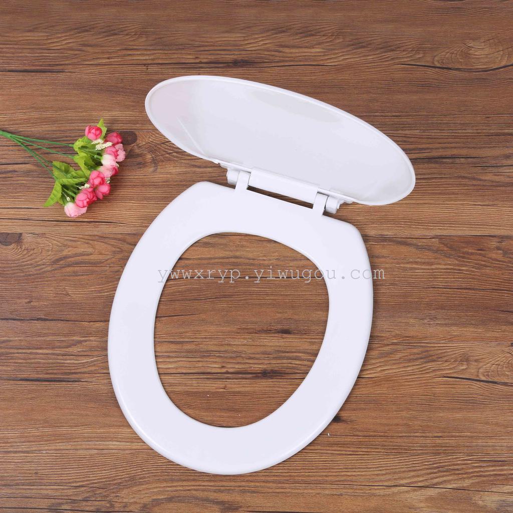 Wholesale of 17-inch American standard adult toilet seats made of PP material details Picture