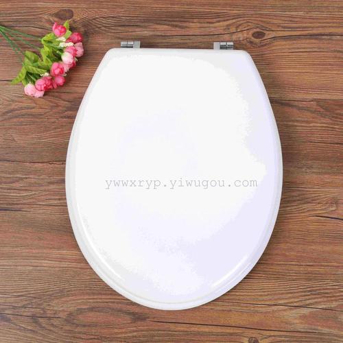 18 "MDF white toilet seat washer for adult toilet seat thumbnail