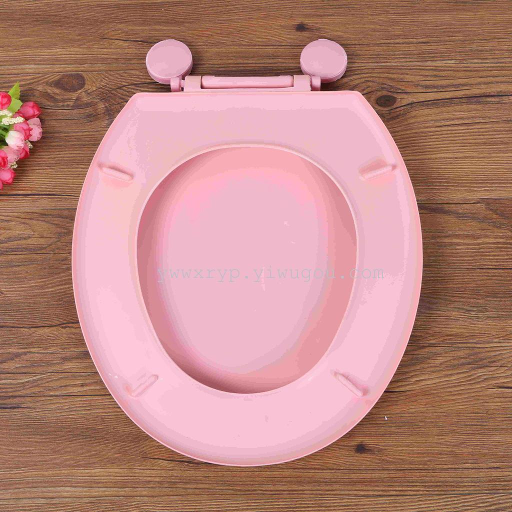 Wholesale single-color plastic 17-inch toilet seat covers and adult toilet seat washers Specification image