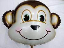 Mini series monkey head smiley face monkey children toy decorated balloon