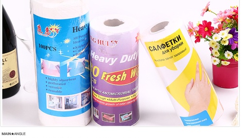Wholesale of 100 pieces of non-woven fabric cleaning cloths for daily necessities that do not stick to oil and can be freely cut