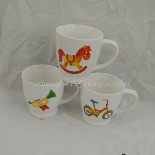 Ceramic cup Cartoon cup Advertising gift cup Children cartoon cup full figure