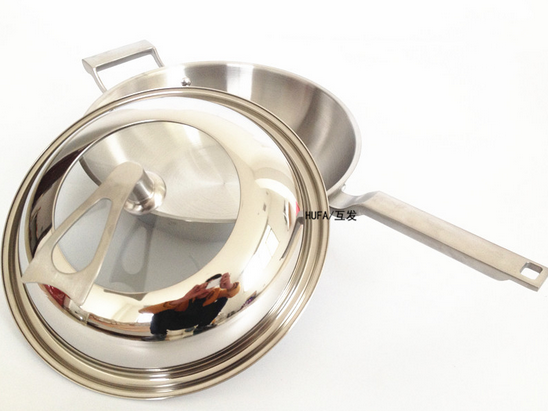 304 stainless steel luxury ear wok, non-coated and non-stick wok Application Scenario