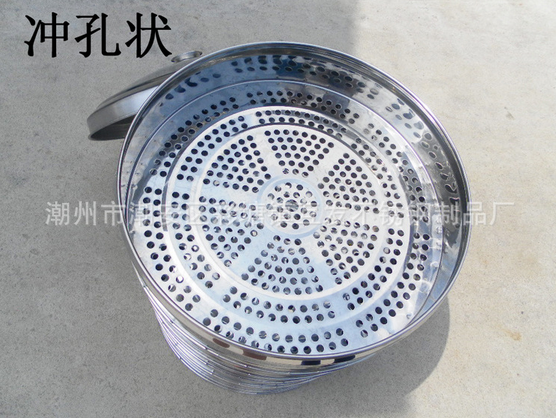 Hotel supplies: High perforated steamer, small steamer drawer, stainless steel steamer Application Scenario
