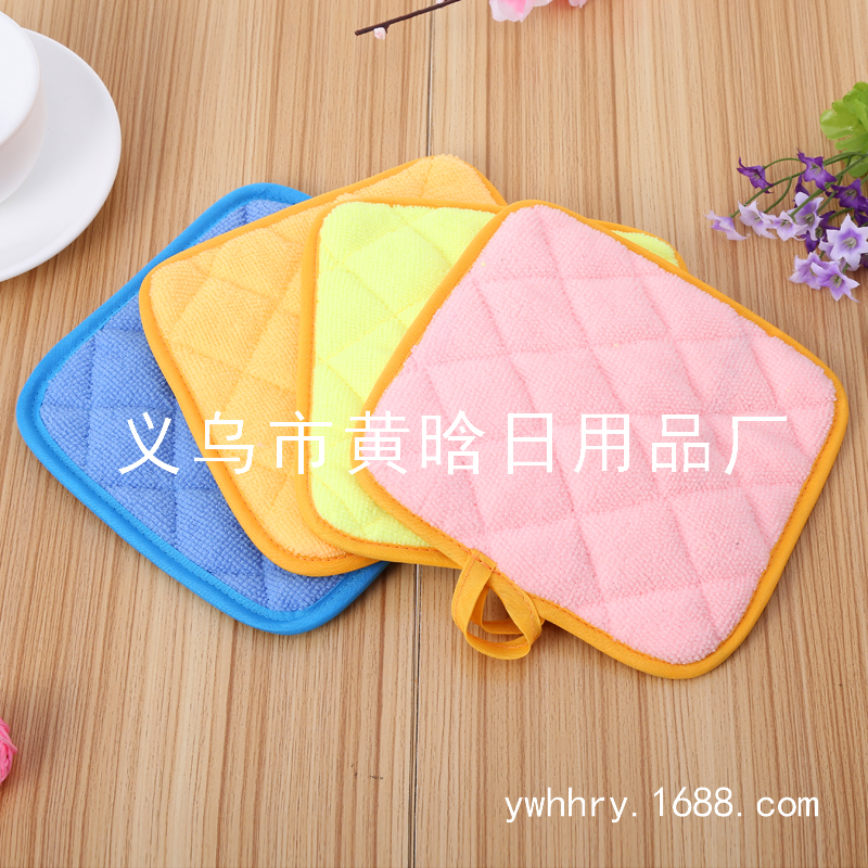 【LOVELY HOME】【持嘉】超细纤维杯垫 隔热垫 煲垫 微波炉手套隔热垫 防烫垫 耐高温烤箱蒸箱垫子
