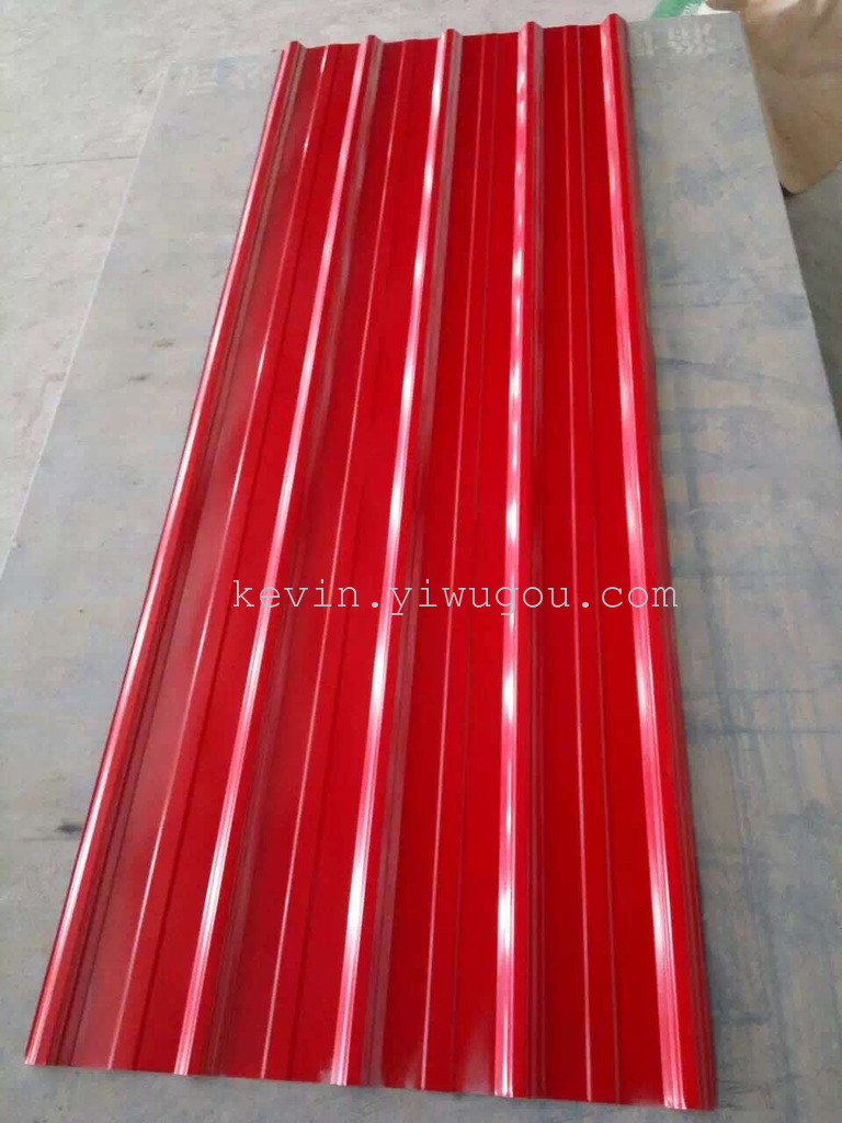 Color steel tile. Galvanized tiles, iron sheet tiles, professional production and processing Application Scenario