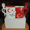 Turkish couple cups, ceramic cups, creative ceramic cups, gift cups details Picture