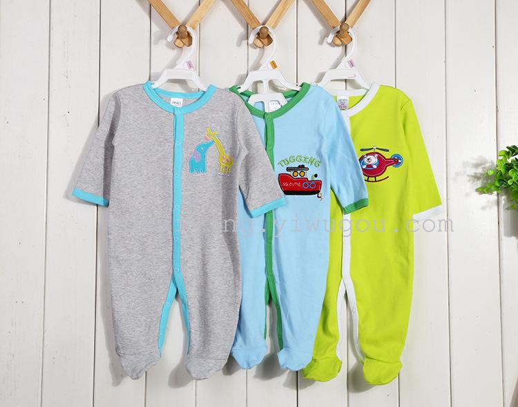 Baby one-piece suits, crawling suits, and newborn clothes are exported for foreign trade details Picture