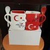 Turkish couple cups, ceramic cups, creative ceramic cups, gift cups Specification image