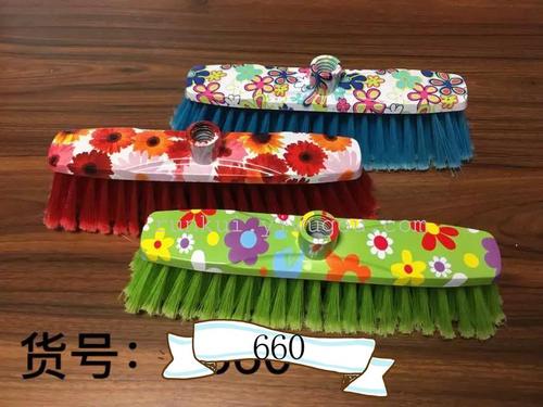 Factory direct water transfer printing plastic printing broom PP broom wholesale household cleaning 1.2M spray rod