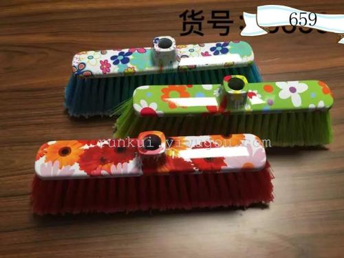 Factory direct printing broom, watermark broom, broom rod