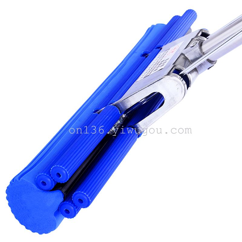 Xijin 602 Double water-Absorbing 38 cm Rubber cotton mop, stainless steel Double roller water-absorbing mop details Picture