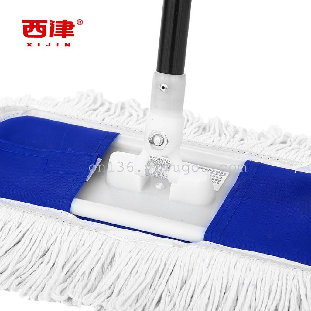 西津403拖把 简单耐用棉纱拖把木地板吸水拖把平板可拆洗拖把详情图3