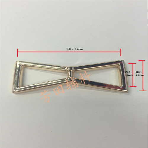 Manufacturers direct alloy bow decorative buckle clothing buckle children belt buckle
