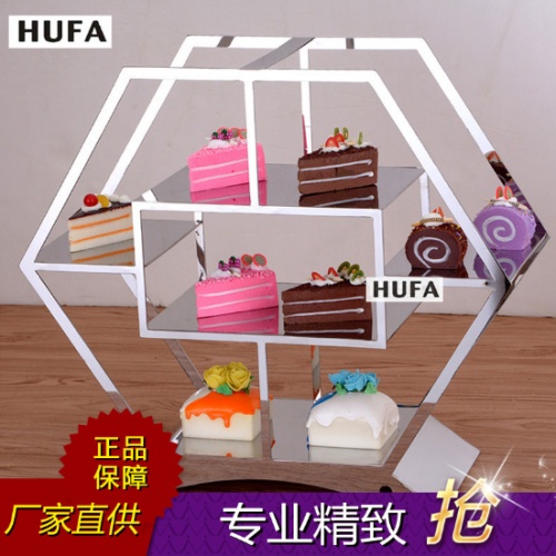 酒店用品 搁架点心架蛋糕展示架面包点心碟自助餐果盘