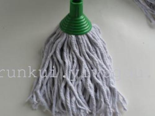 Factory DIRECT THREAD head MOP 300g cotton yarn mop/iron rod mop/wooden rod mop