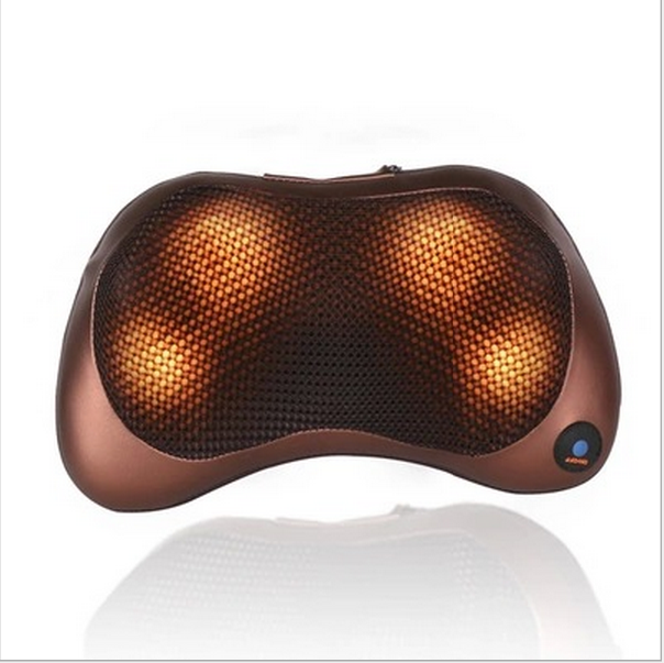 New car massage pillow, electric cervical massager, home infrared heating kneading shoulder and back massage headrest Specification image