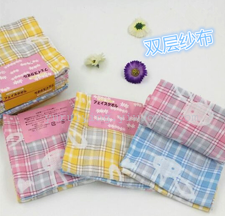 Baby gauze, small square towels, saliva wipes, children's towels, handkerchiefs and mother and baby products are exported for foreign trade