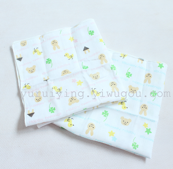 Gauze, small square towels, handkerchiefs, towels, baby saliva wipes, baby products, washed small square towels details Picture