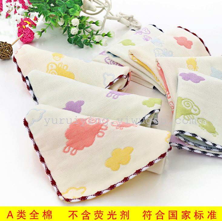 Wholesale of towels, gauze, handkerchiefs, small square towels, baby wipes and mother and baby products details Picture
