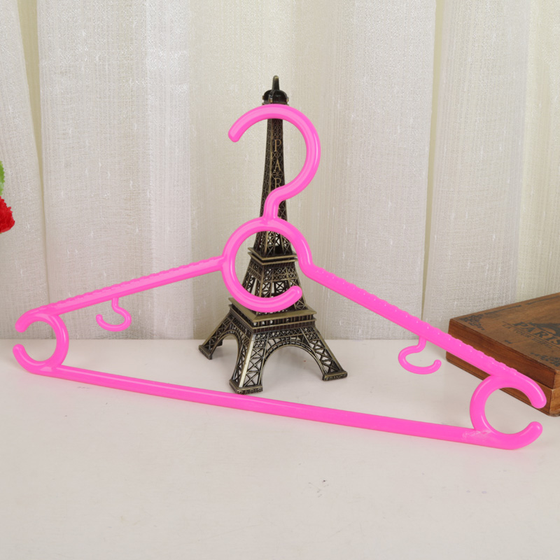 Five household multi-purpose plastic clothes hangers per piece LT-1005 details Picture