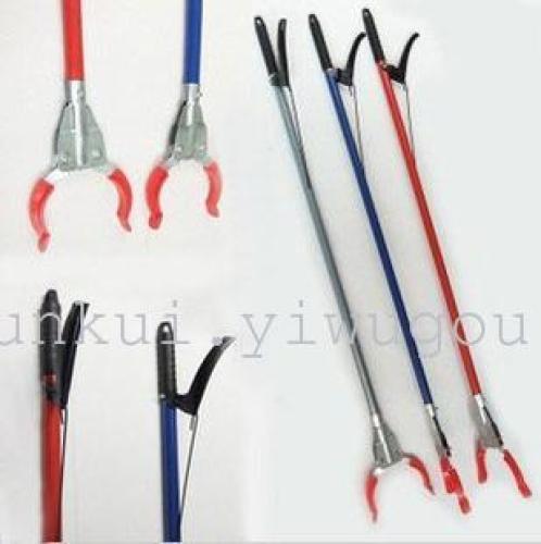 Iron pipe garbage clip picker portable pick up clip environmental protection clip pick up device sanitary clip garbage pliers 92cm thumbnail