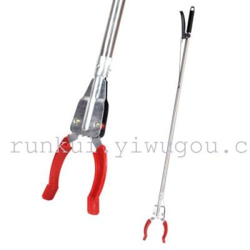 Hot all stainless steel garbage clip picker fruit picker sanitation tools garbage pliers 92cm