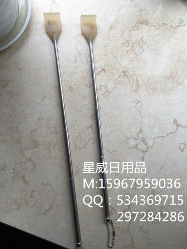 挠痒器   不锈钢伸缩钢杆痒耙 抓痒不求人痒痒挠 钢杆不求人 