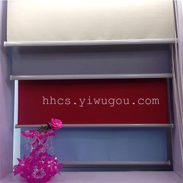 直销加厚半遮光卷帘办公室隔热阳台窗帘BLACKOUT ROLLER BLINDS