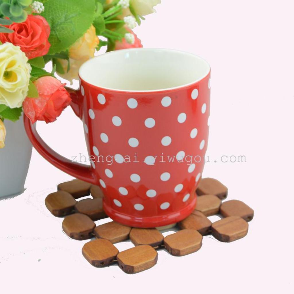 280ML ceramic coffee cup, ceramic advertising custom-made cup, retail water cup, Zhengcai 1974 Application Scenario