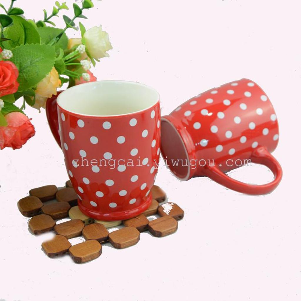 280ML ceramic coffee cup, ceramic advertising custom-made cup, retail water cup, Zhengcai 1974 details Picture