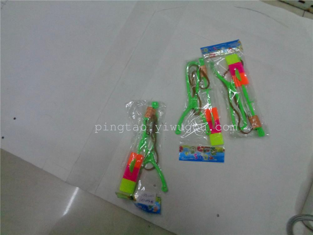 儿童塑料玩具LED礼品小夜灯发光双闪小飞箭弹弓地摊货源厂家直销