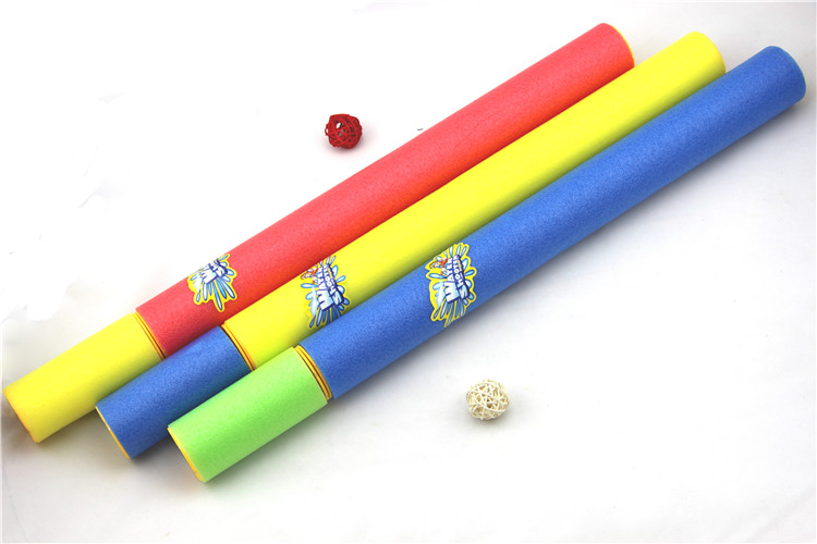 Wholesale of 43*5CM round pearl cotton water cannon EVA pumping water gun drift water play toys full figure