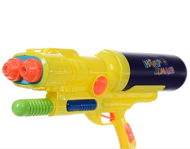 Haiye Toy water gun, large air pressure water gun, dual nozzles, 27,000, dual air pressure water gun full figure