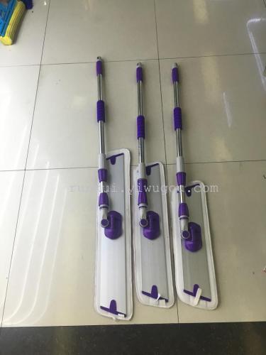 Factory direct new flat drag aluminum alloy mop microfiber flat drag thumbnail