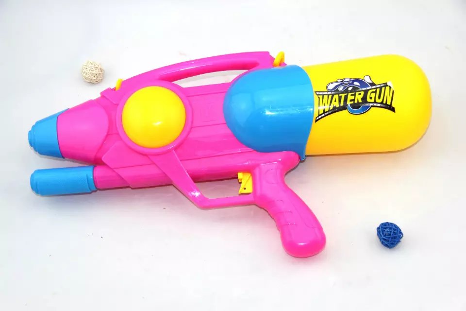 Large air pressure water gun beach water play toy plastic water gun KP52-01 Specification drawing