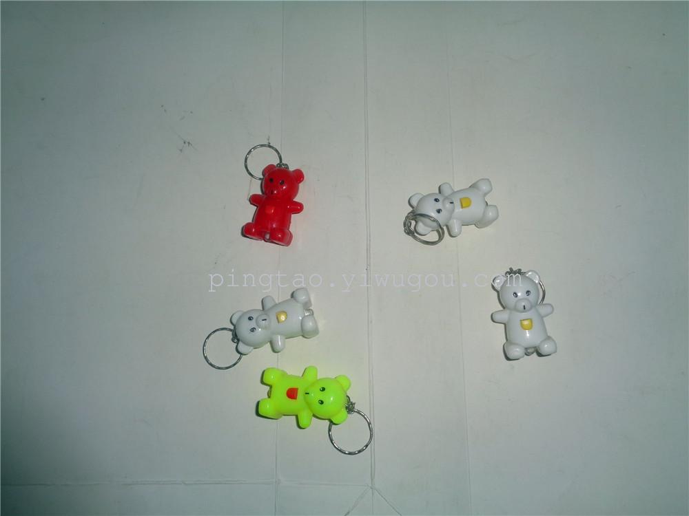 Children's toys with five laser heads and little bear gifts, LED keychains, night lights, direct sales from street stalls Specification image
