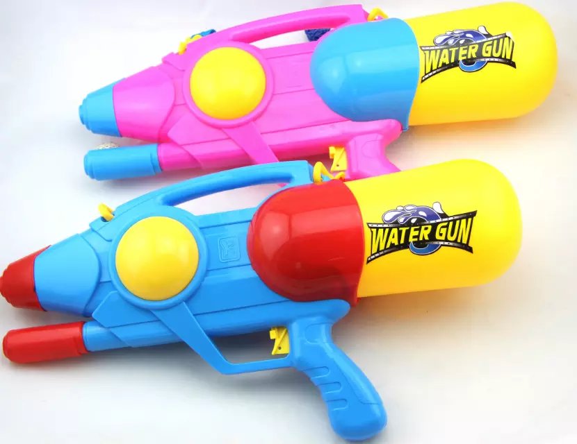 Large air pressure water gun beach water play toy plastic water gun KP52-01 details Picture