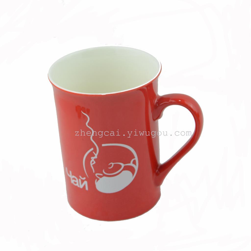 9-ounce ceramic coffee cup, daily-use tea cup, export water cup, Zhengcai 1988 Application Scenario