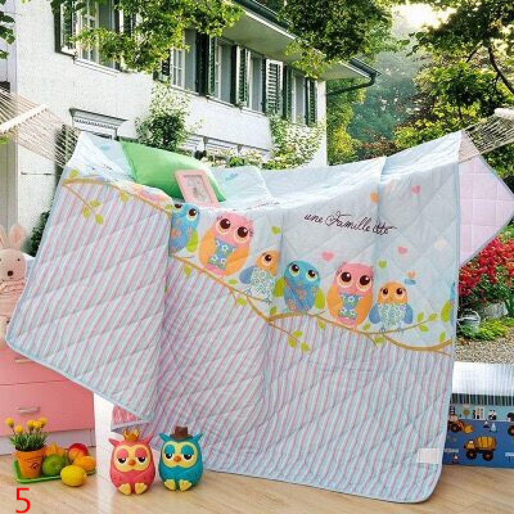 Summer cool quilt, small floral cartoon single and double thin quilt bedding factory direct sales at special prices Application Scenario