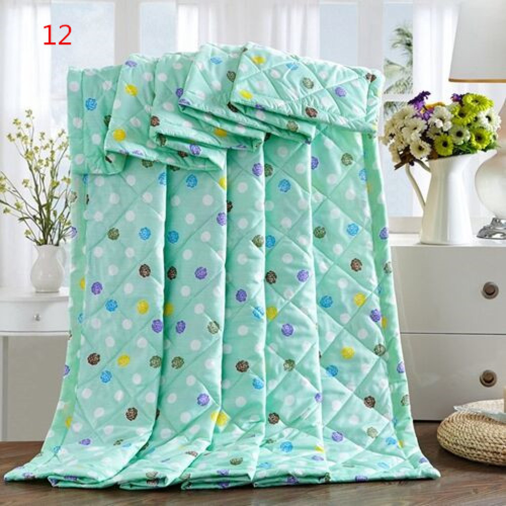 Summer cool quilt, small floral cartoon single and double thin quilt bedding factory direct sales at special prices details Picture