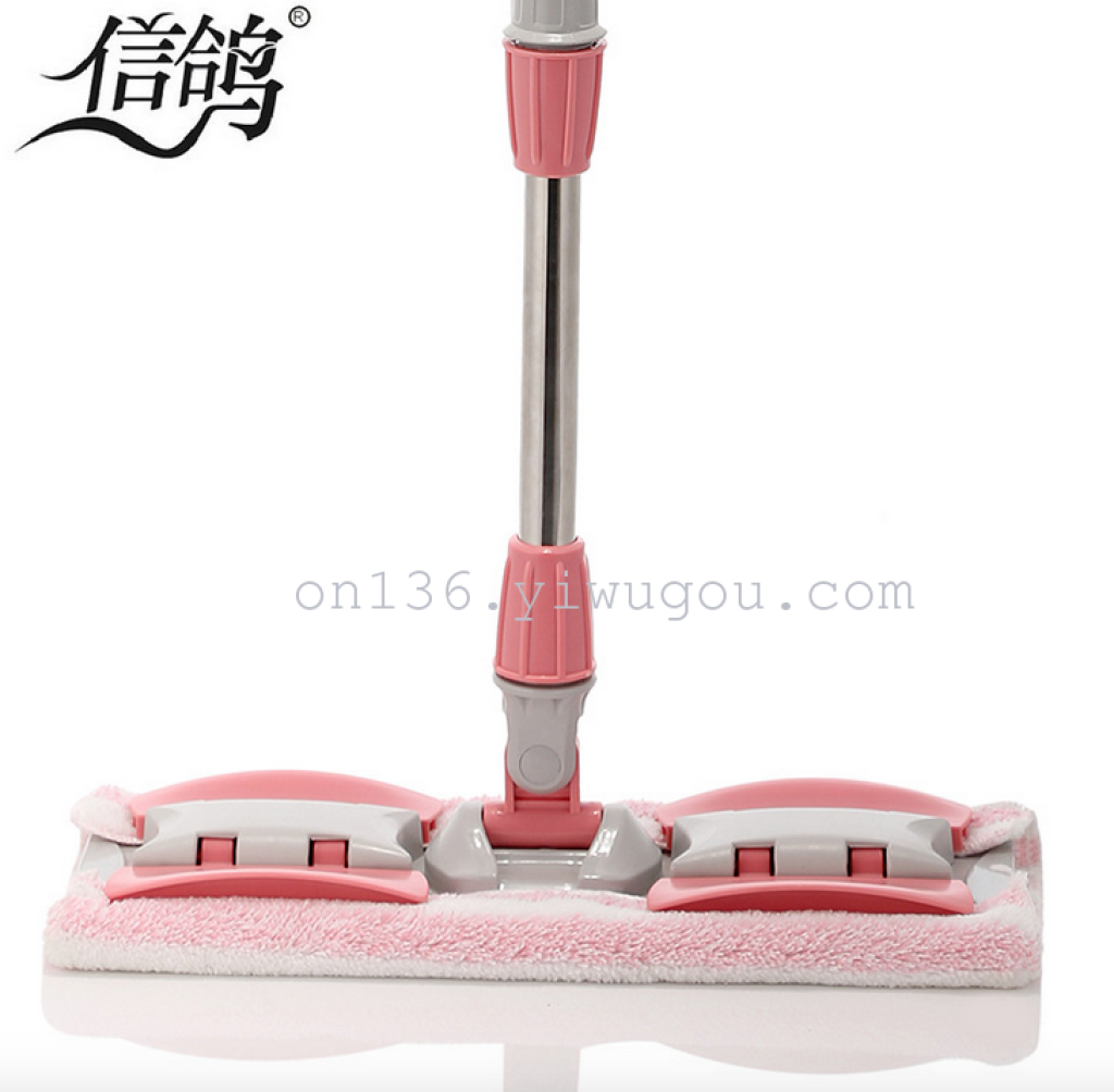 Pigeon flat mop, buy one get one free. The same style mop can replace the large-sized flat stainless steel mop with a cloth head Application Scenario
