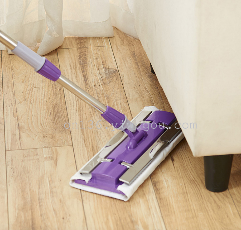 "Buy one get one free: The same style of multi-functional towel holder, flat mop, dry and wet dual-purpose mop with a changing cloth head. details Picture