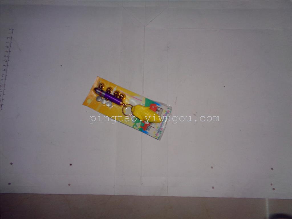 Children's toy keychain light with five-head laser and corn as a gift, LED night light factory direct sales supply Specification image