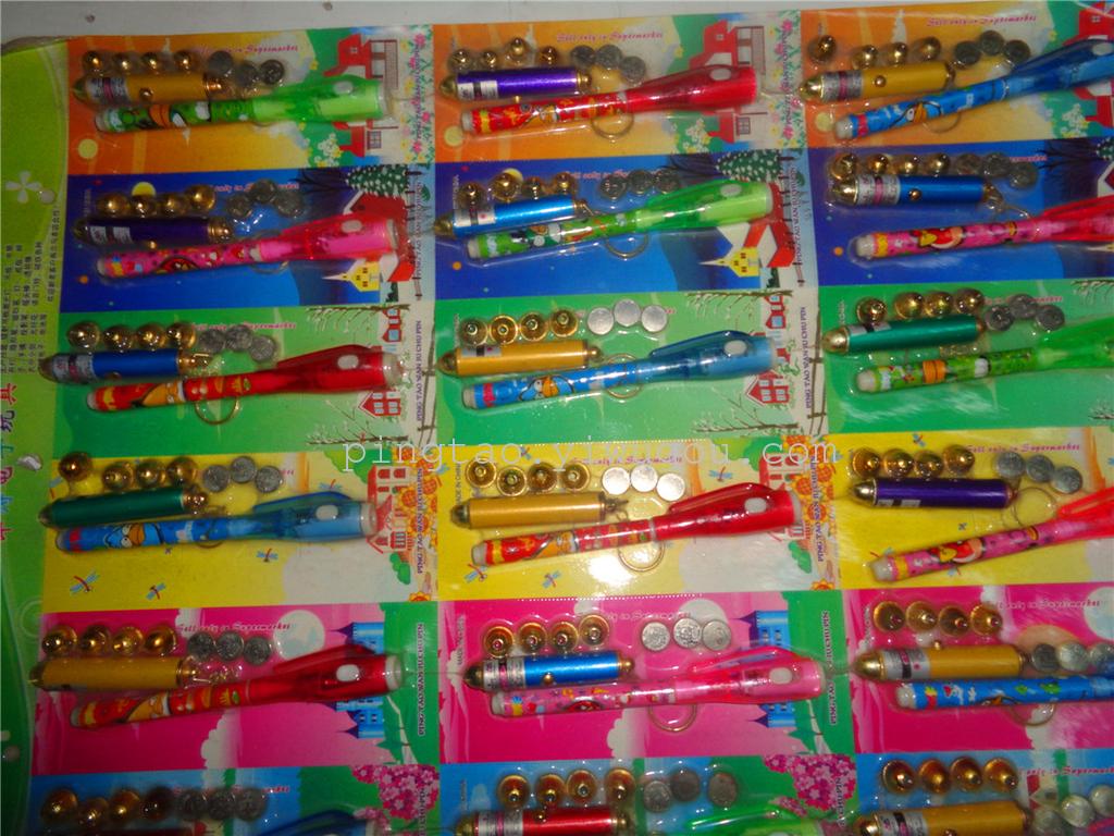Children's toys five head laser increase the head hidden penlight gifts laser laser banknote pen factory direct sales