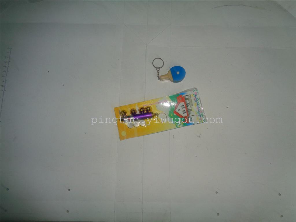 Children's toy keychain light, illuminated pendant, five-head laser plus racket, gift, night light factory direct sales Specification image