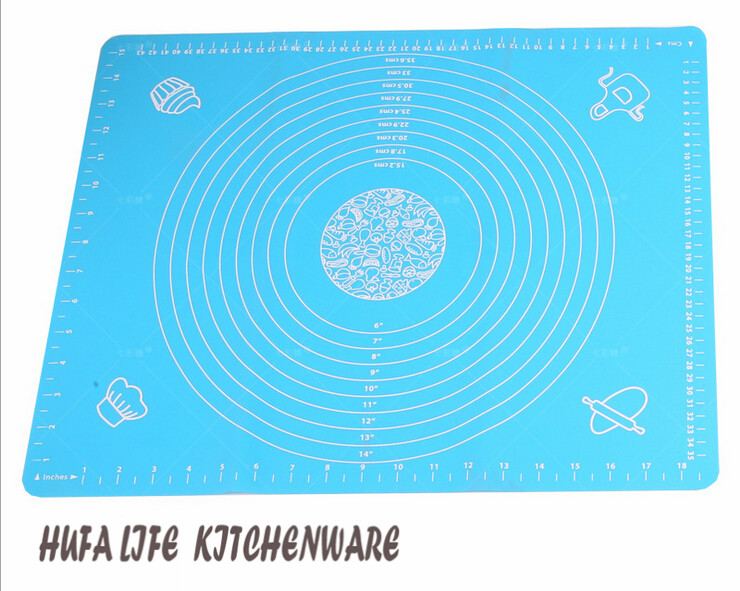 Essential baking silicone pads for restaurants, kneading and rolling dough pads, and anti-slip dough Specification image